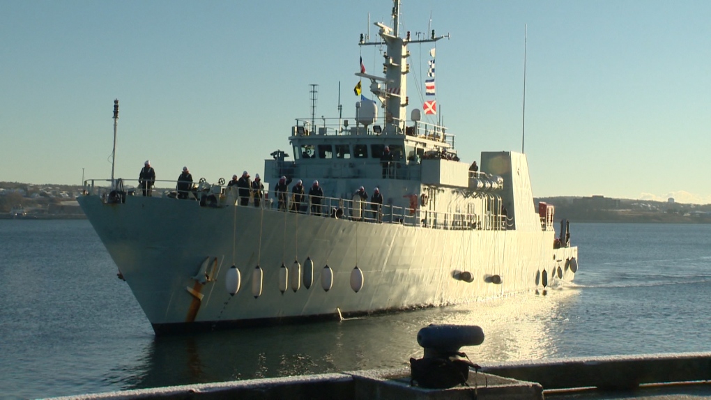 HMCS Kingston returns to Halifax following a deployment in 2016. (CTV News)