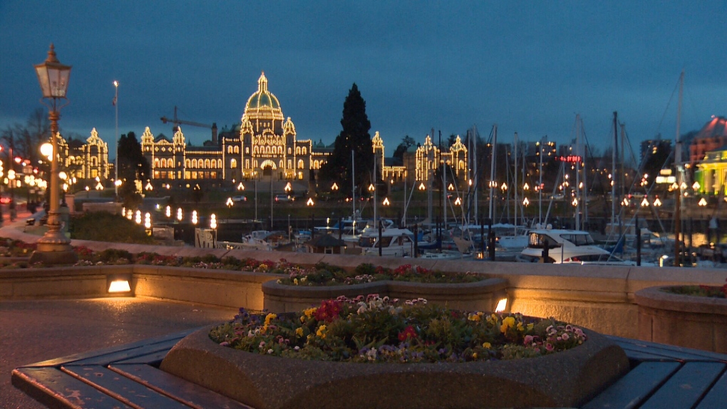 The B.C. Legislature in Victoria is shown in this undated file photo.