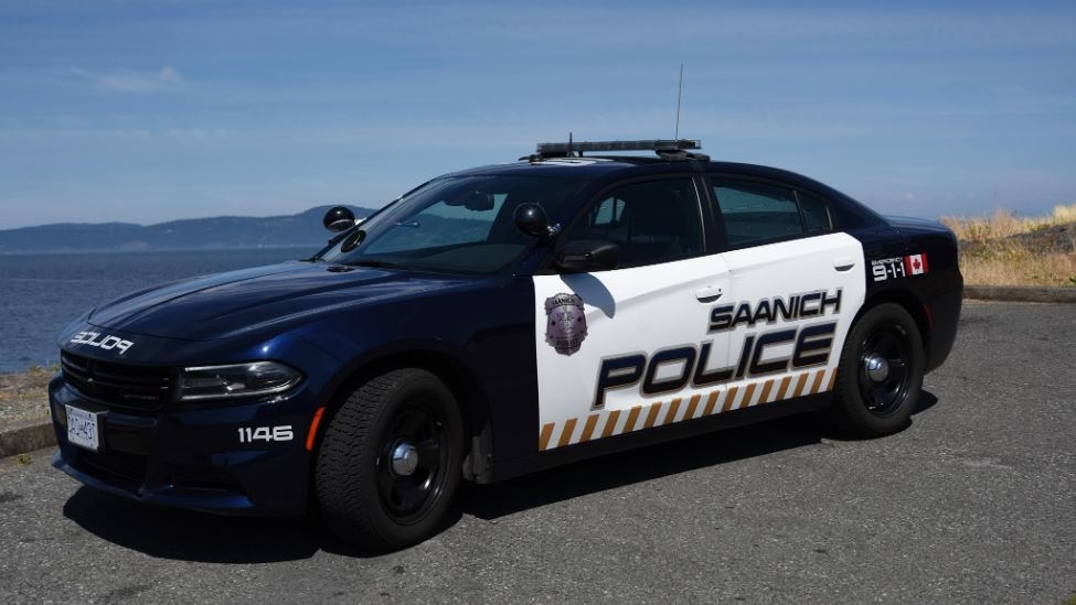 A Saanich, B.C., police vehicle in an undated file photo. (Saanich police/Twitter)