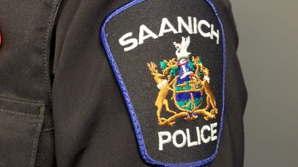 Police say the incident occurred on Monday afternoon: (Saanich police / Facebook)