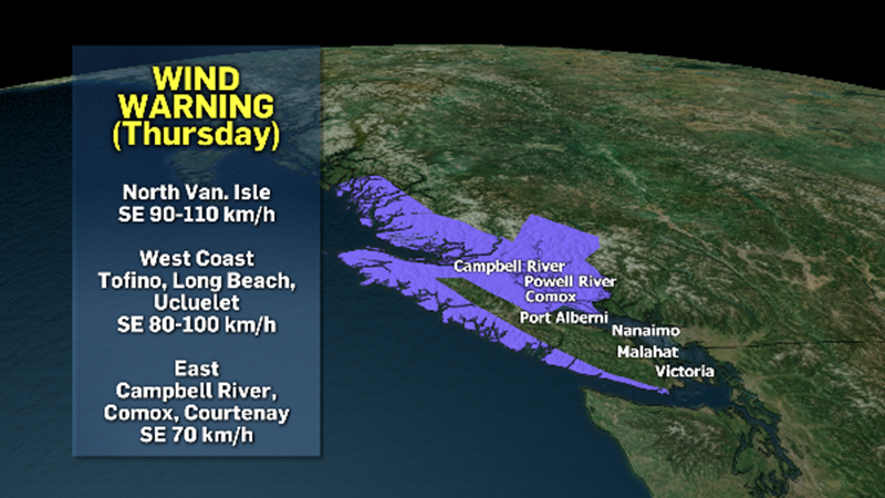 'Bomb Cyclone' Brings Severe Wind Warnings To Vancouver Island | CTV News