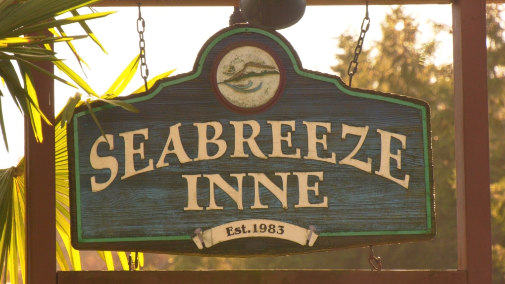 The Seabreeze Inne on Salt Spring Island, B.C. is shown: Nov. 26, 2021: (CTV News)