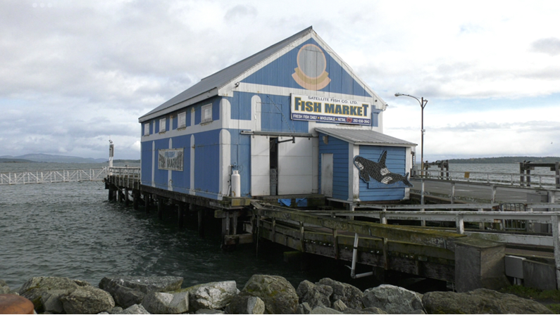 The fish market at Sidney’s Beacon Wharf as seen on Nov. 09, 2021. (CTV News)