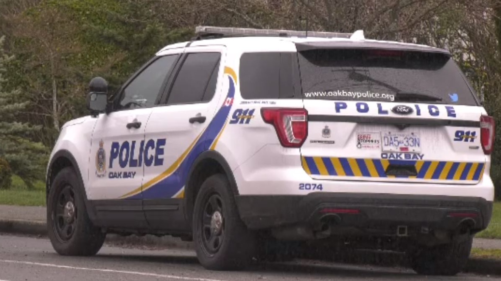 An Oak Bay Police vehicle is shown in this file photo. (CTV News) 