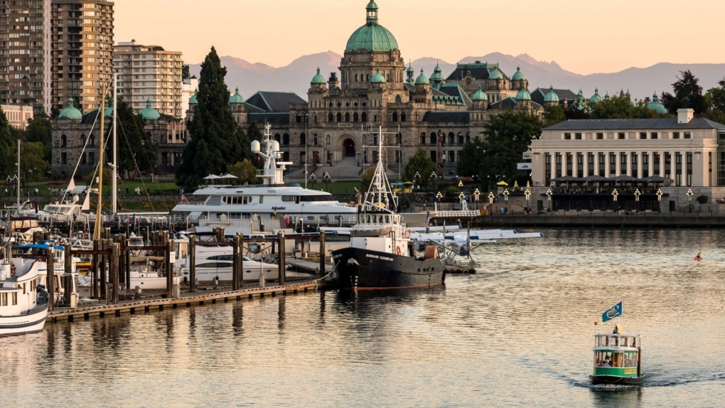 A view of Victoria's Inner Harbour. A minimum hourly wage of $24.29 is now the required income of two working parents with two children in Greater Victoria, according to the living wage report.