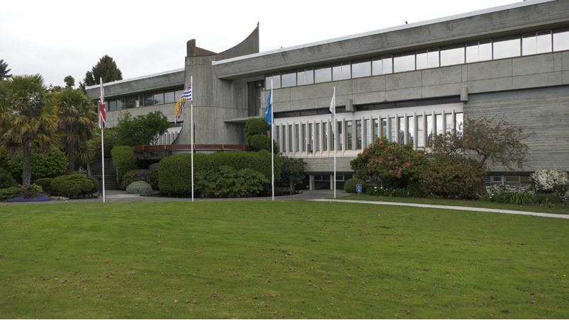 District of Saanich Municipal Hall as seen on May 12, 2021. (CTV News)