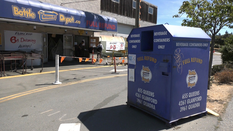 The Bottle Depot location at 3961 Quarda St. is shown: (CTV News)