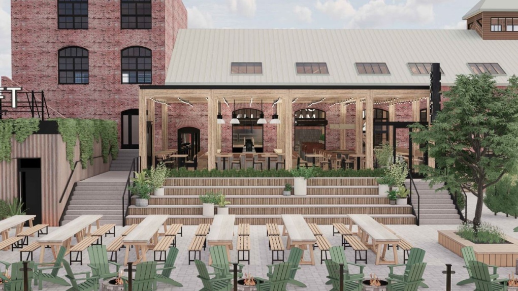 The City of Victoria is reviewing some of the proposed changes at Canoe Brewpub, including updates to both the building's interior and patio spaces. (CRAFT Beer Market)