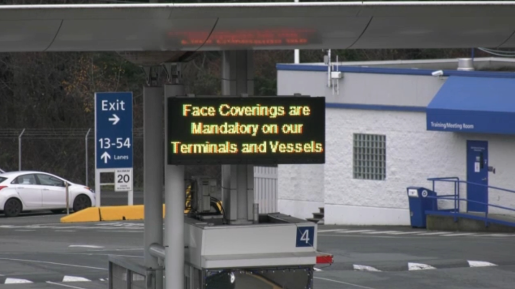Three men from the Lower Mainland were arrested last week after refusing to wear face masks on a BC Ferries vessel bound for Vancouver Island. (CTV)