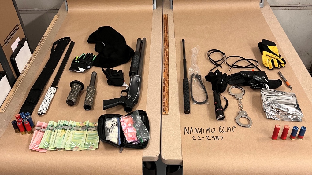 Some of the items seized from the vehicle are shown: (Nanaimo RCMP)