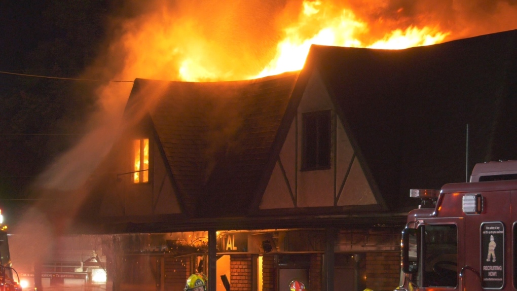 Parksville Heritage Centre fireplace destroys 4 companies
