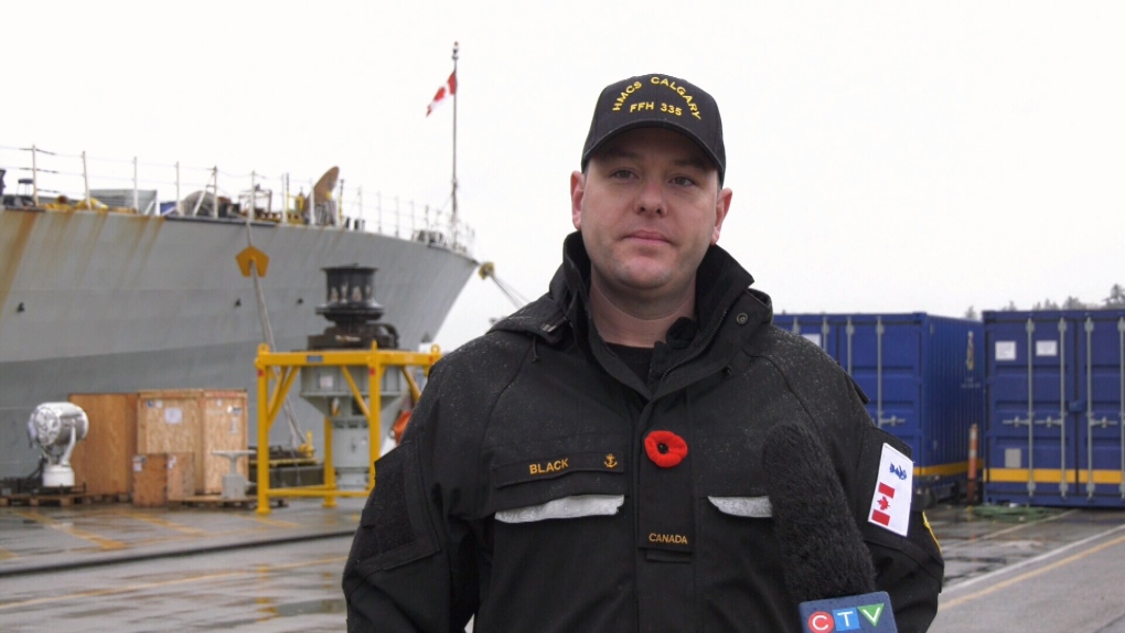 CFB Esquimalt-based sailor Ryan Black is shown. Nov. 3, 2022 (CTV News)