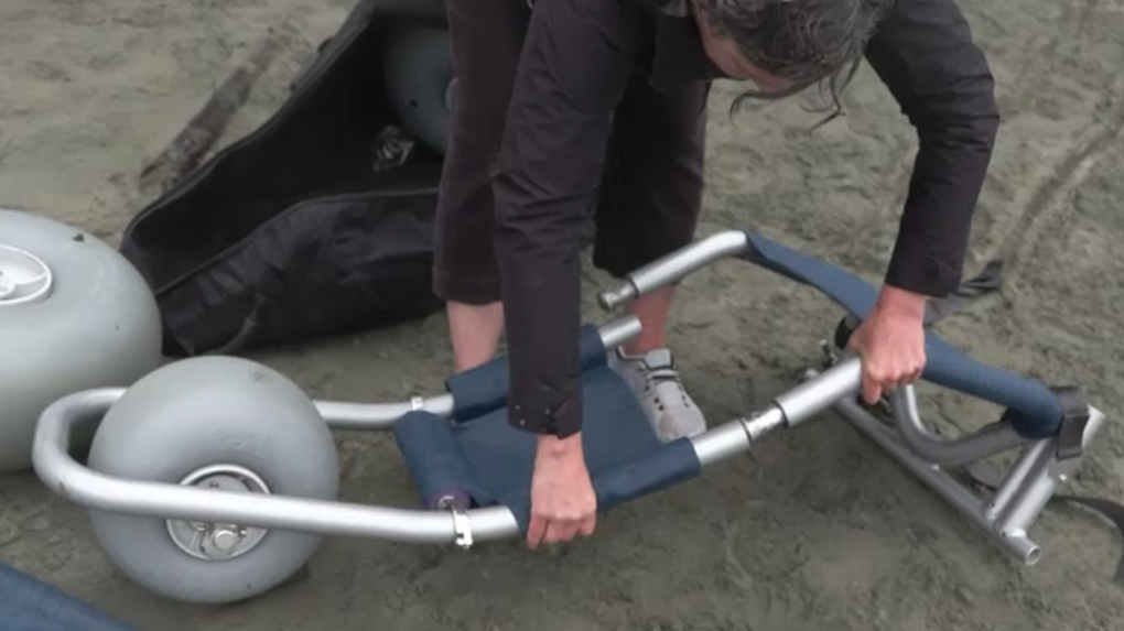 Tourism Tofino presents new seashore mobility chairs, launches accessibility information
