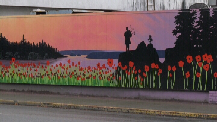 The new mural is shown. Nov. 7, 2022 (CTV News)