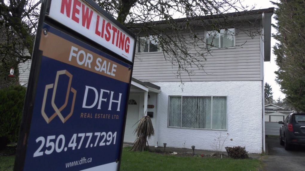 According to the real estate board, 718 residential properties changed hands in Greater Victoria in February. That’s 16.8 per cent less than the 863 properties that sold in February 2021. (CTV News)