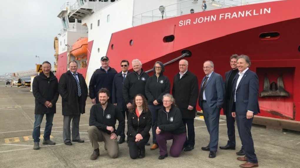 After spending more than a month at sea studying Pacific salmon, scientists and crew aboard the Sir John Franklin Coast Guard vessel returned to Victoria last week. (CTV)