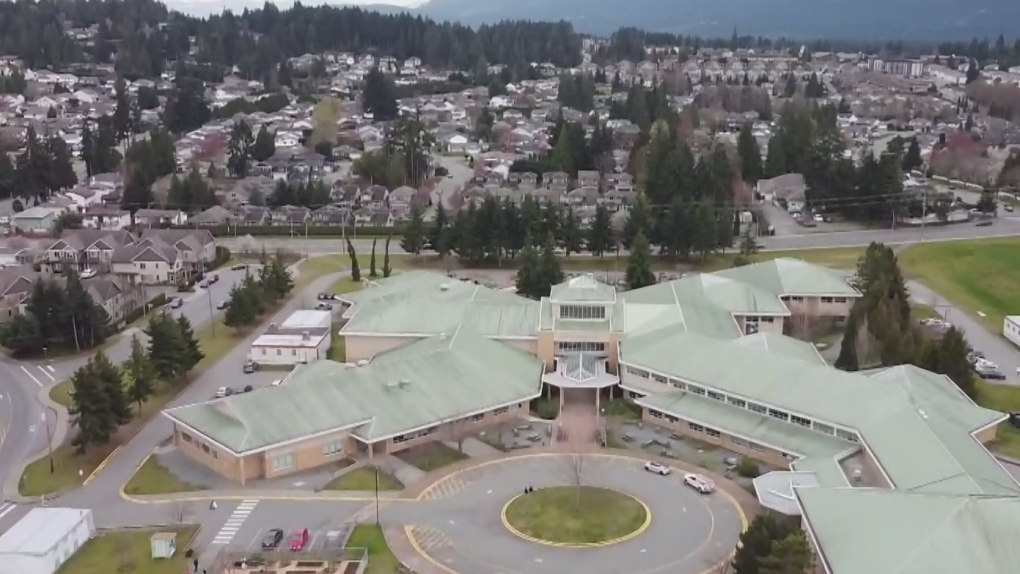 Dover Bay Secondary in Nanaimo, B.C., is shown. (CTV News)