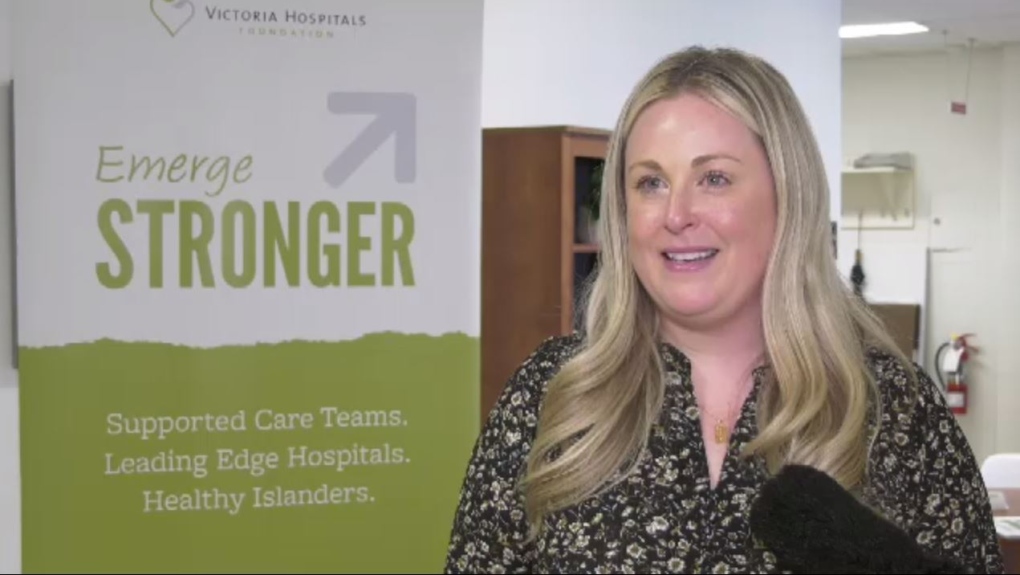 Victoria Hospitals Foundation executive director Avery Brohman on Wednesday, March 30, 2022. (CTV News)