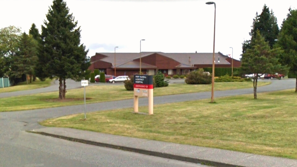 Port McNeill Hospital on northern Vancouver Island is shown.