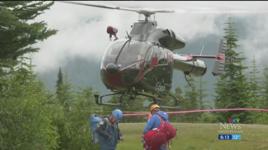 Hiker Airlifted To Hospital In Victoria