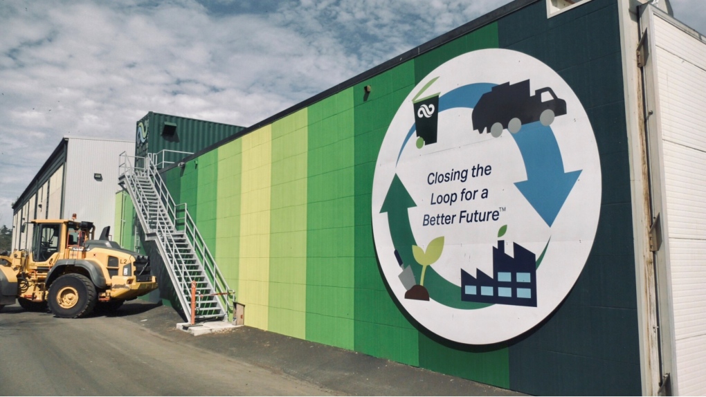 Nanaimo Organic Waste facility is shown. (CTV News)