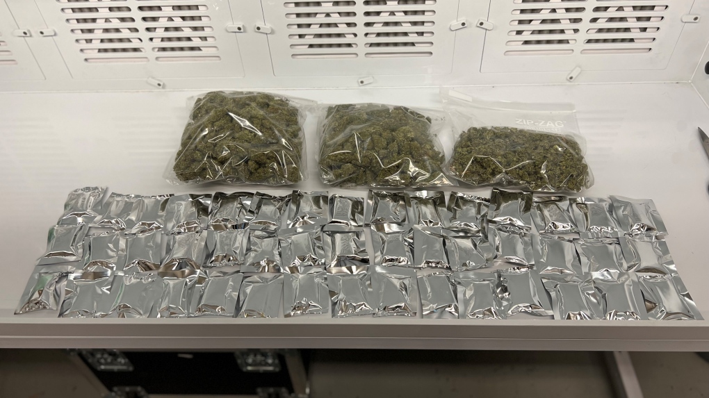 The seized cannabis is shown. (RCMP)