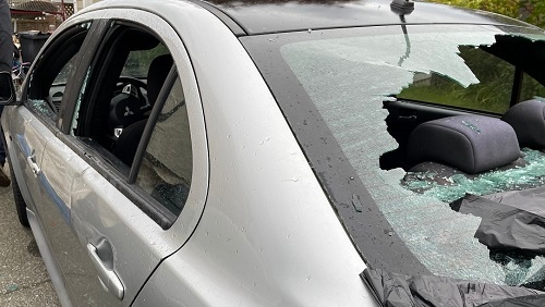 Langford vehicles damaged, witness bear-sprayed: RCMP | CTV News