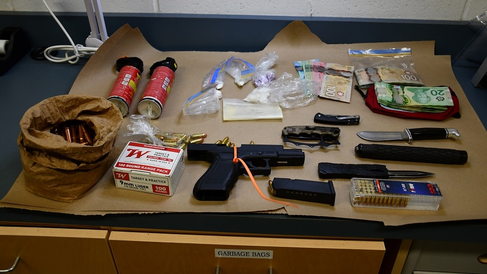 Some of the seized items are shown. (Campbell River RCMP)