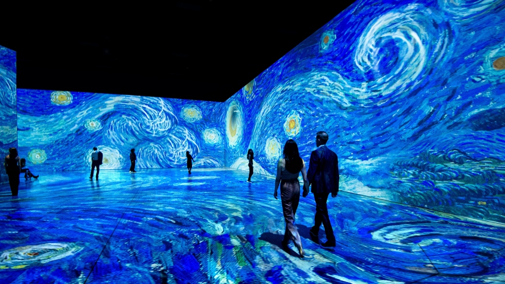 A Beyond Van Gogh exhibit is shown. (Paquin Entertainment Group)