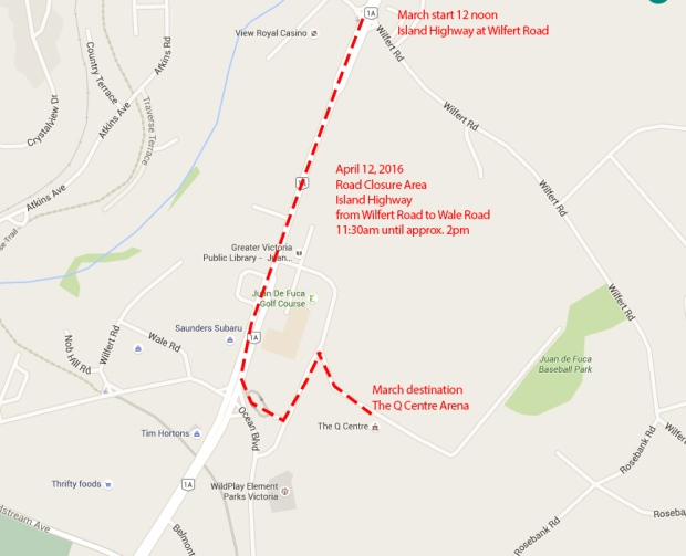 funeral march route