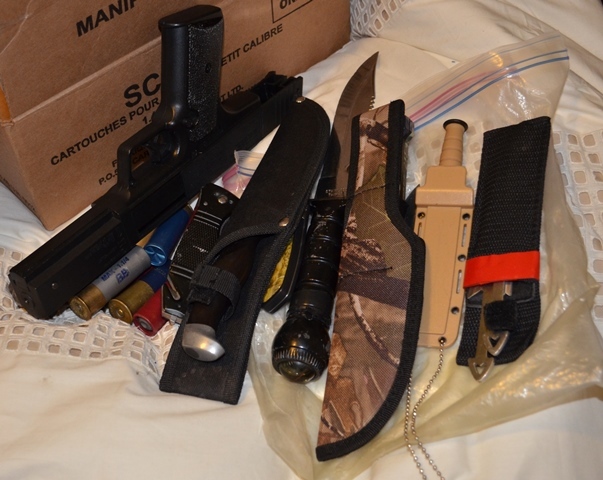 weapons seized nanaiom