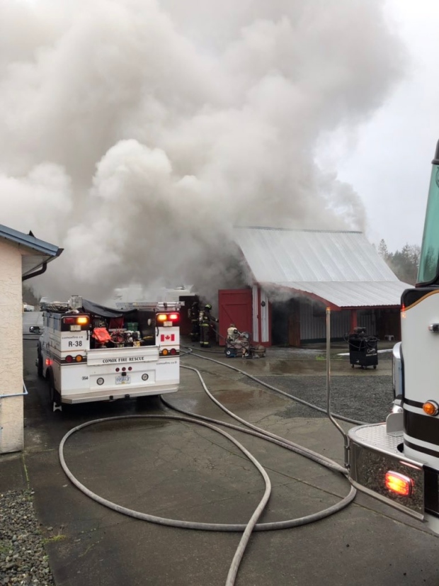 fire comox storage facility