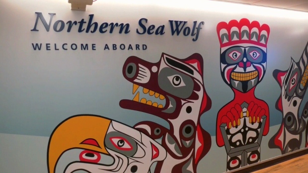 Northern Sea Wolf ferry art