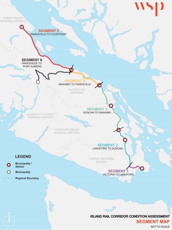 Train segment map
